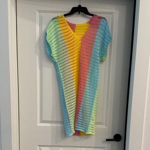Colorful Crochet Women Top